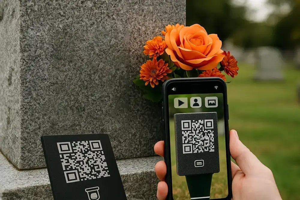 Digital Time Capsule Flag with Wreath Holder Kit