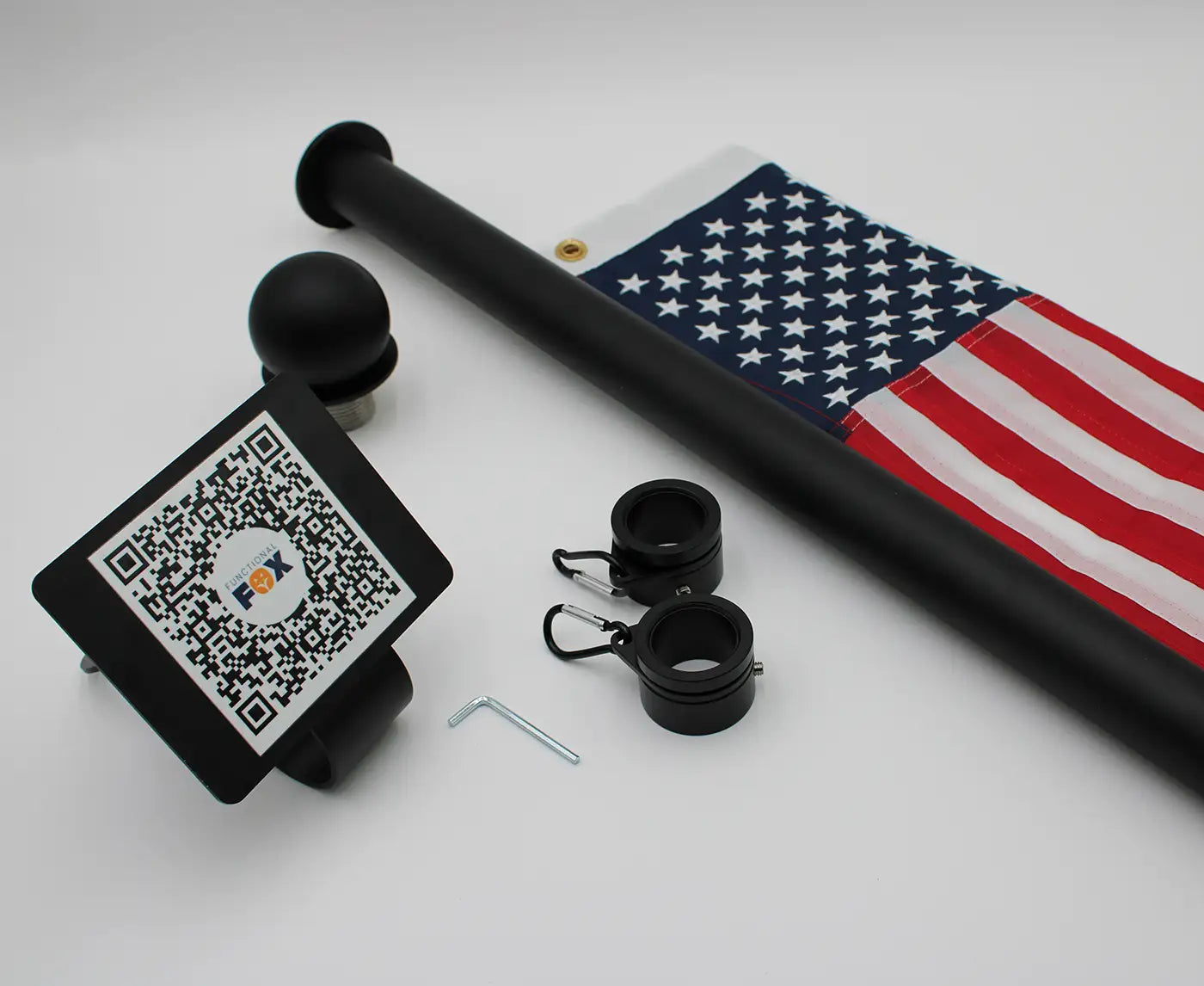 Digital Time Capsule Flag with Wreath Holder Kit